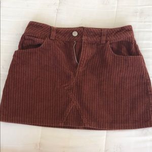 rue 21 corduroy skirt